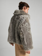 SHEARLING-JACKE - MUD