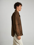 SUEDE JACKET - EARTH