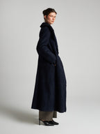 CAPPOTTO IN SHEARLING - BLUE