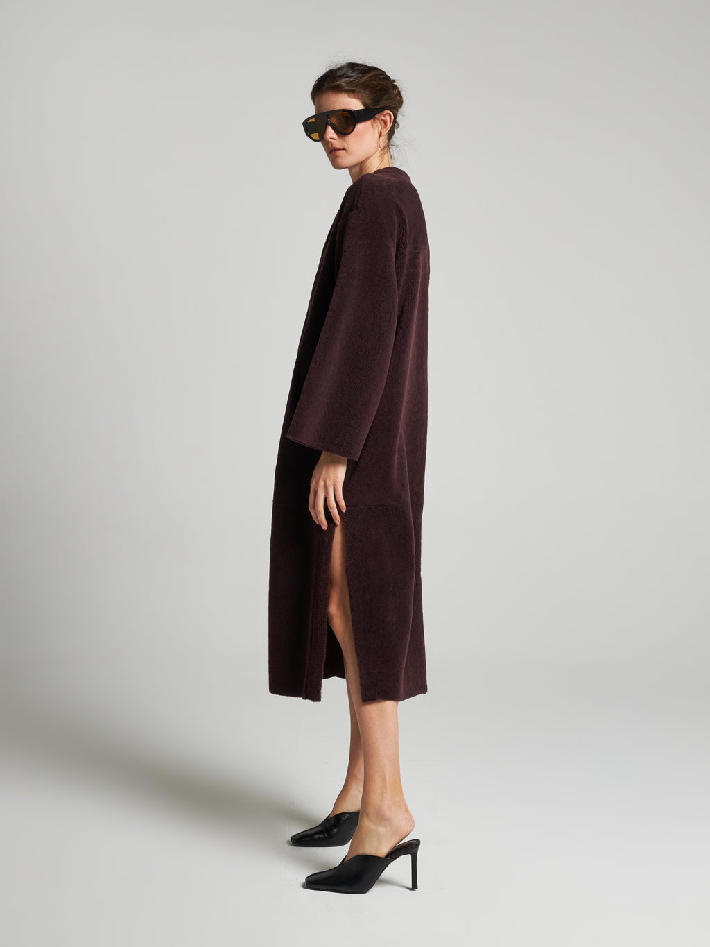 SHEARLING-MANTEL - WEINROT