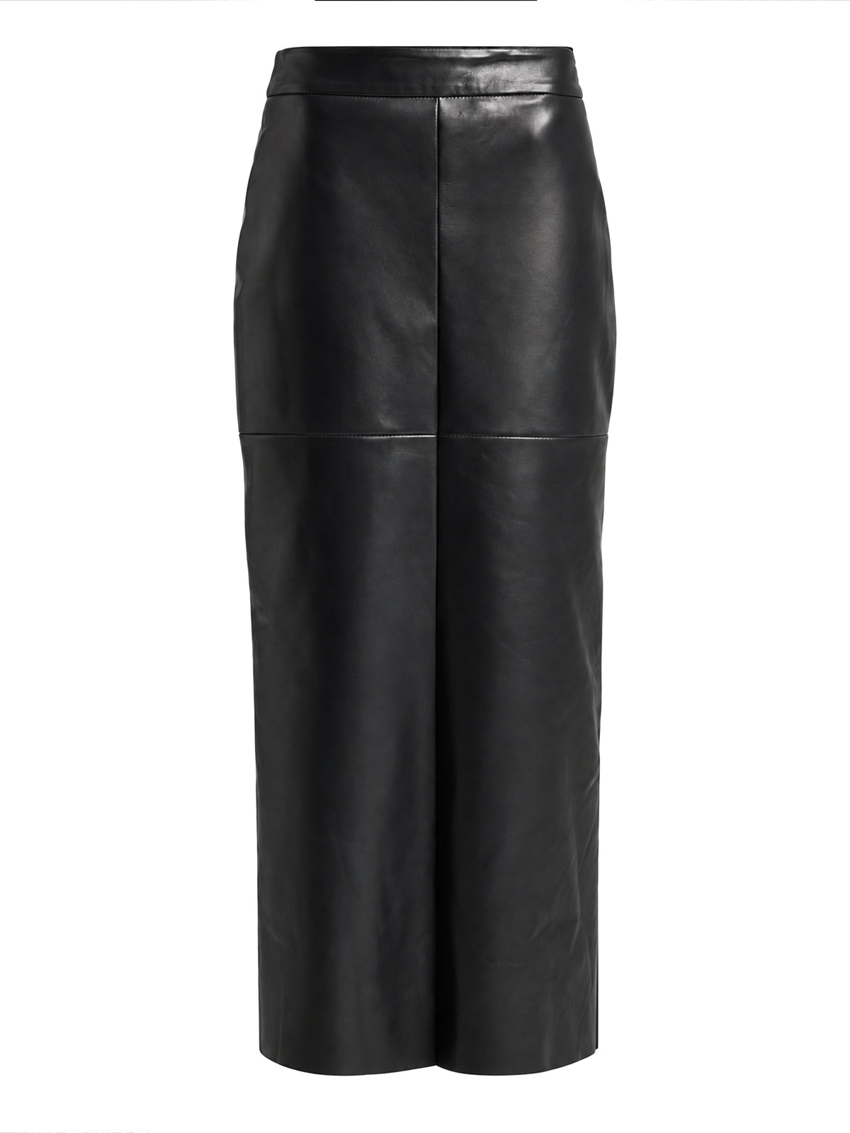 GONNA LUNGA IN NAPPA PLONGE - BLACK