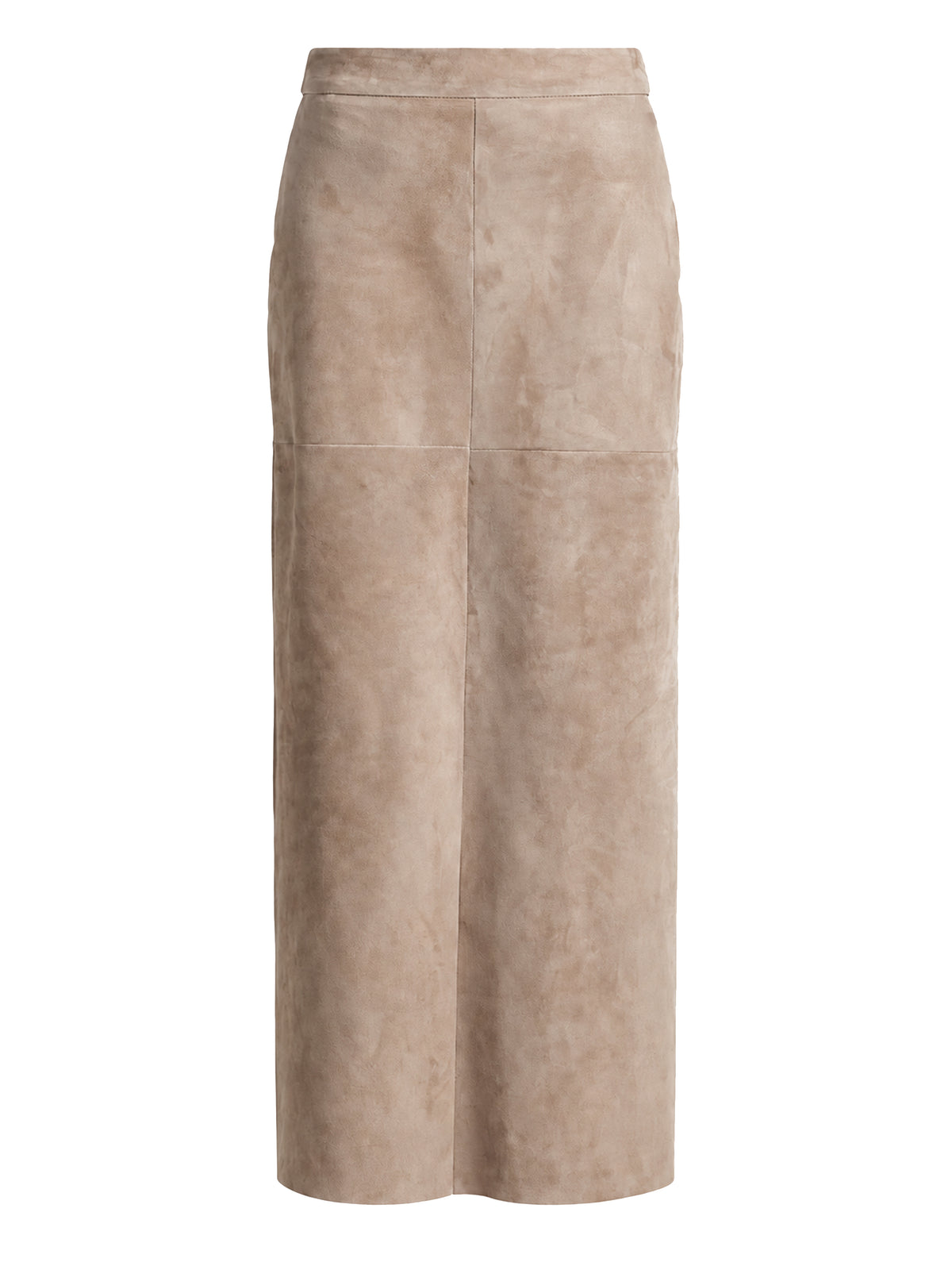 GONNA LUNGA IN SUEDE - SAND